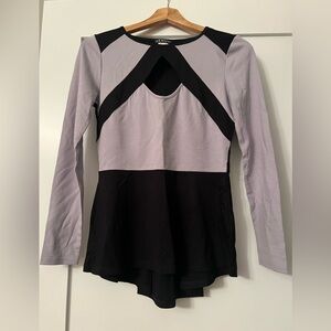 Venus xs long sleeve peplum shirt